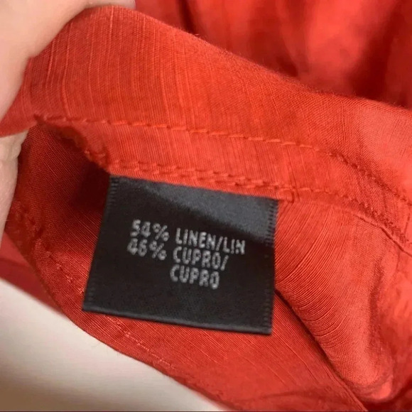 Lafayette 148 New York Designer Linen Swing Coat Jacket Size 4 - Picture 6 of 10